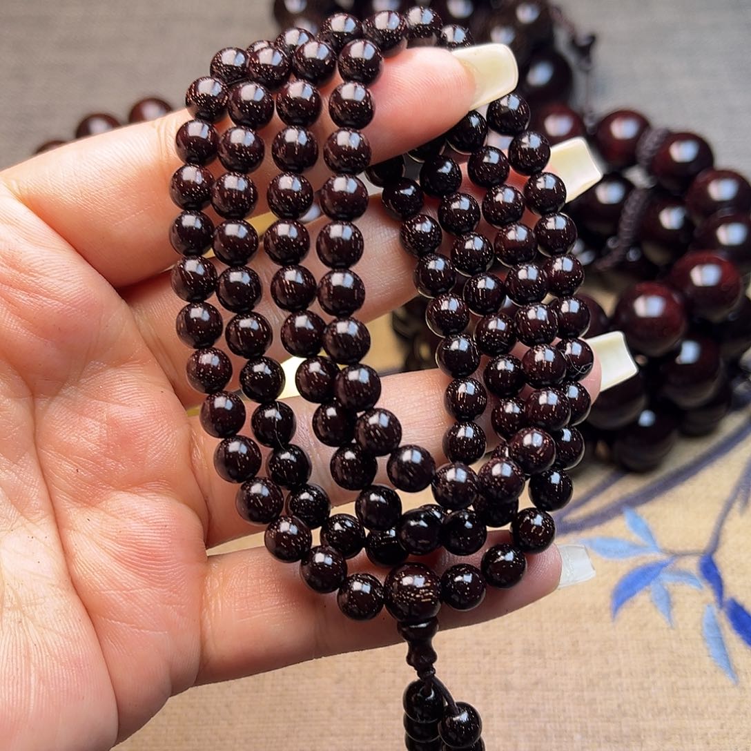 檀香紫檀（小叶紫檀）0.6 108颗满星