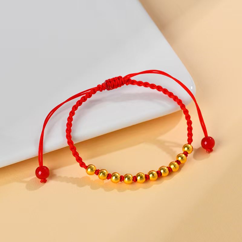 【品牌推荐】  十全十美手链  单颗卡5珠珠手工DIY编织