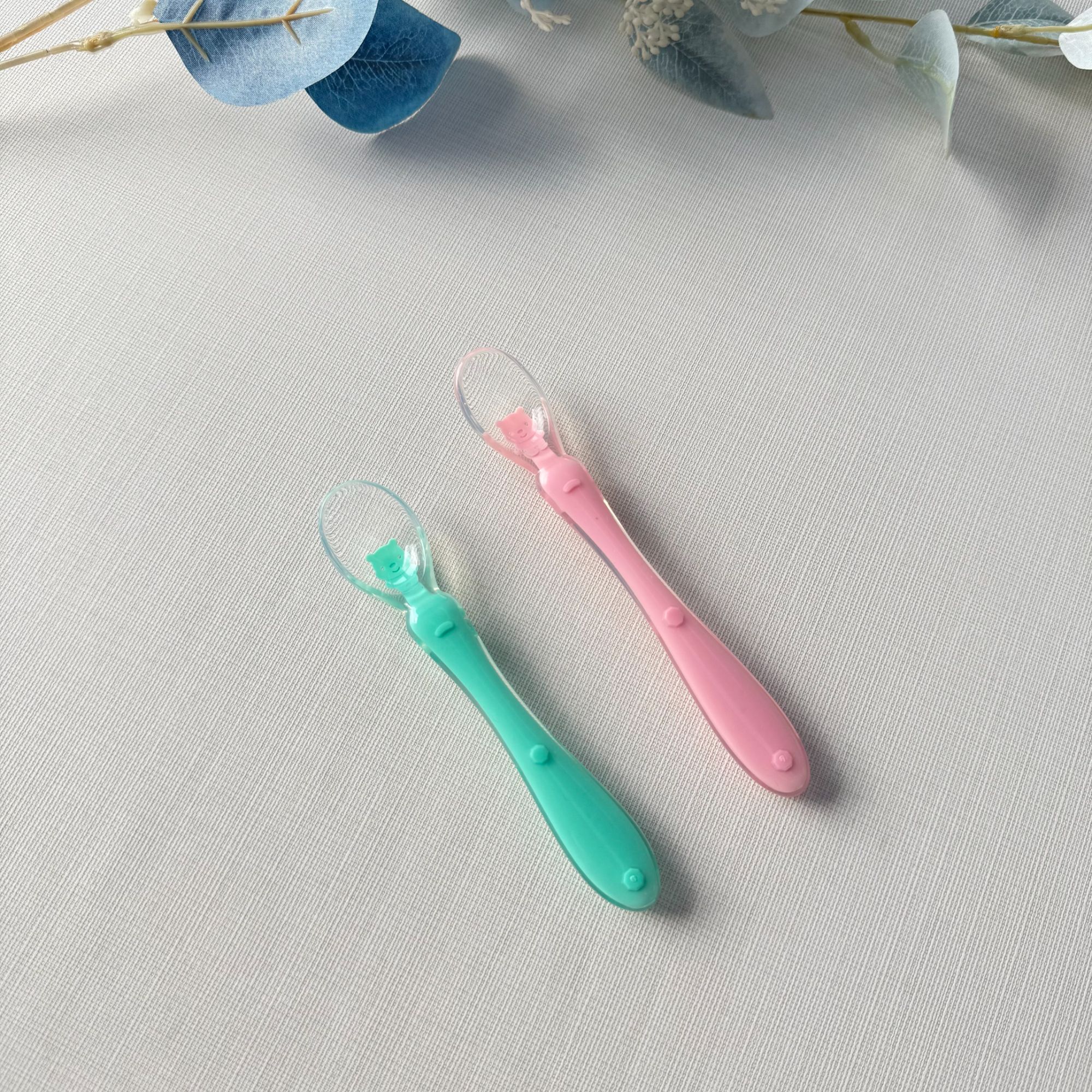 【外贸品质】硅胶软勺婴儿辅食勺宝宝喂饭喝汤使用宝宝自主进食勺