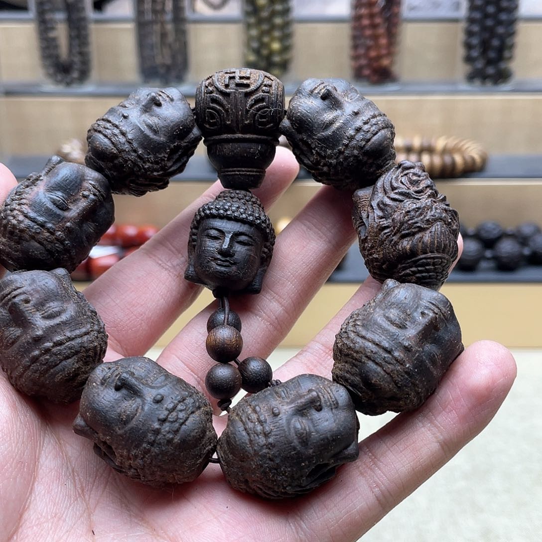 乌木类其他虫漏手串413