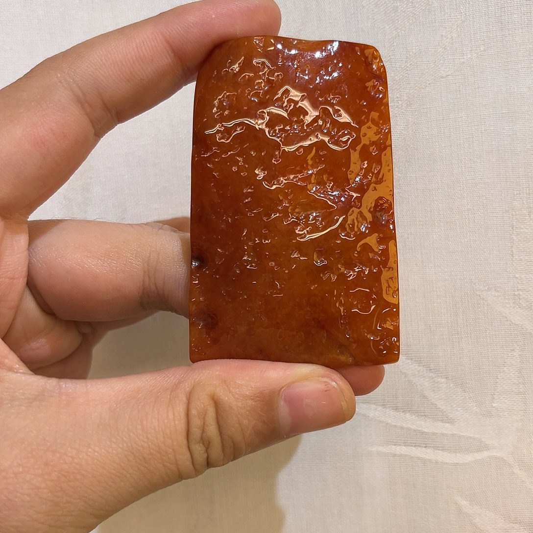 翡翠合金吊坠(赠链)原皮