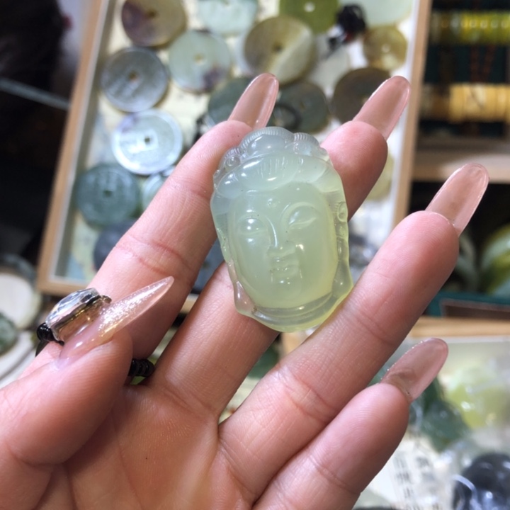 岫玉岫玉挂件未镶嵌