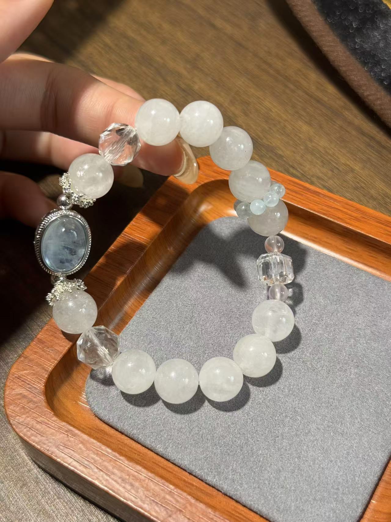 DXJ19 天然水晶手串 多样性发其一