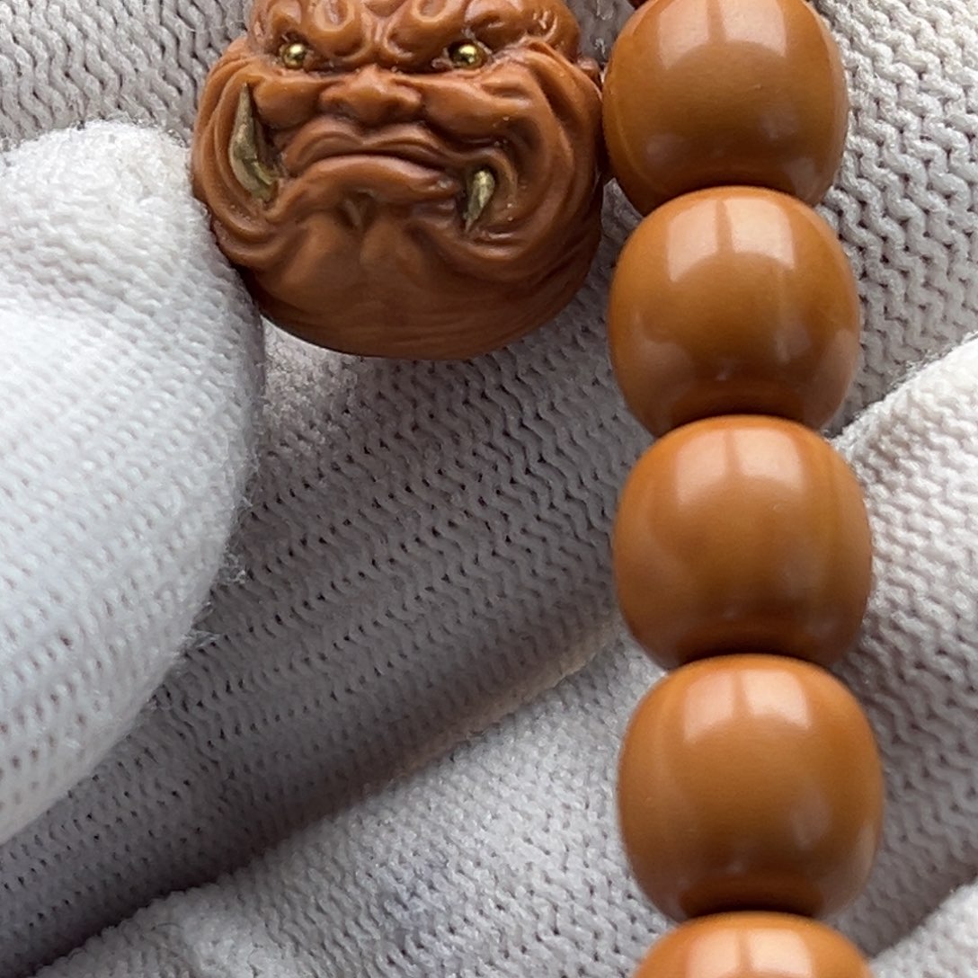 吊坠猴头核桃眞*核桃猴头手串