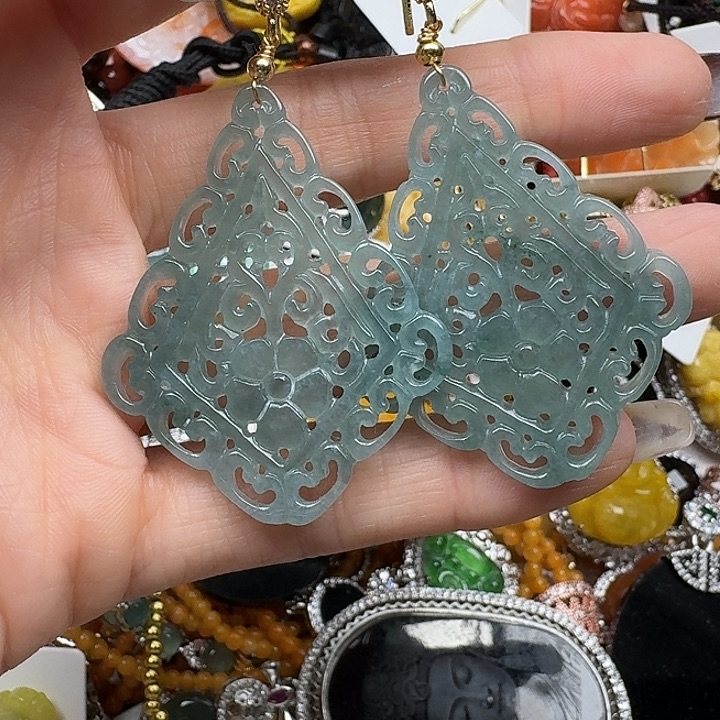 翡翠未镶嵌项链翡翠