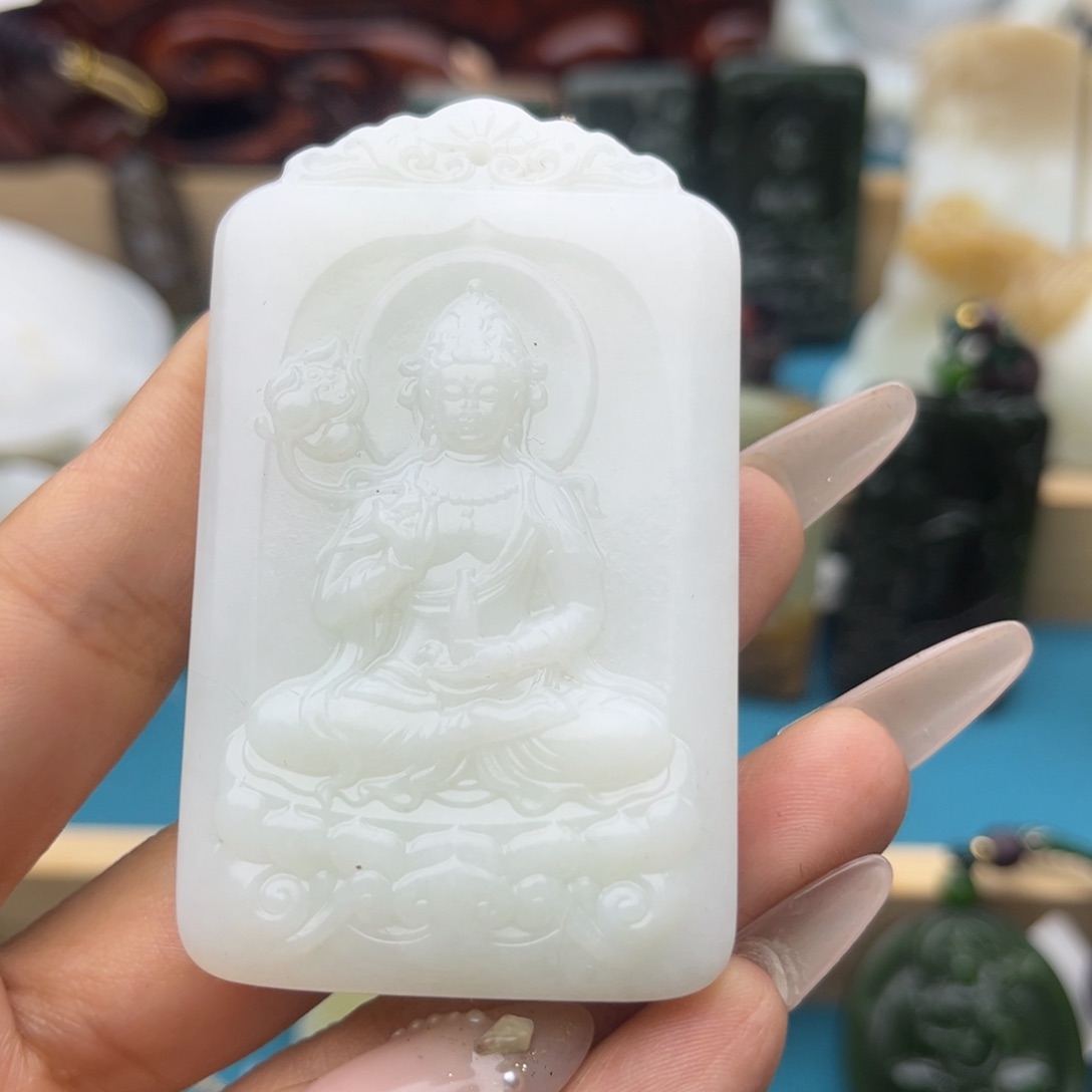 和田玉未镶嵌挂件