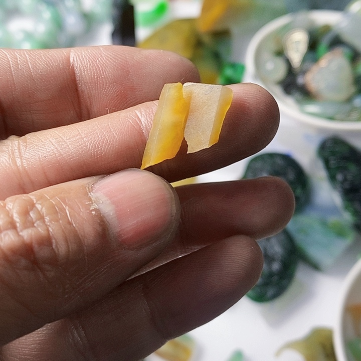 翡翠散珠天然翡翠A货