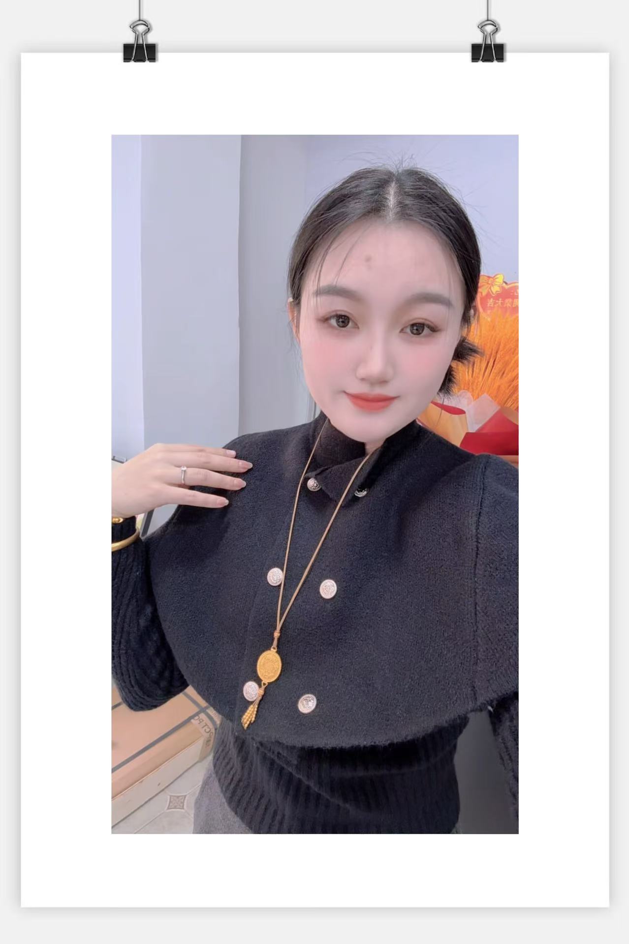 003所幸家黑色毛衣