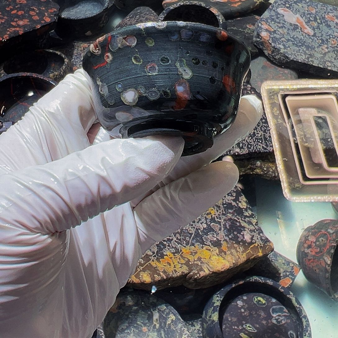 梅花玉鱼缸石茶周边不退不换