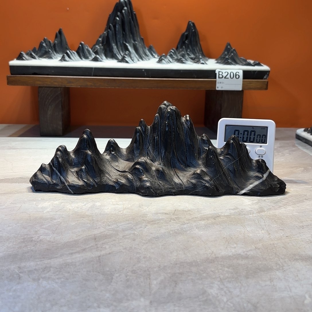 摆件流****鱼灵璧石奇石摆件 