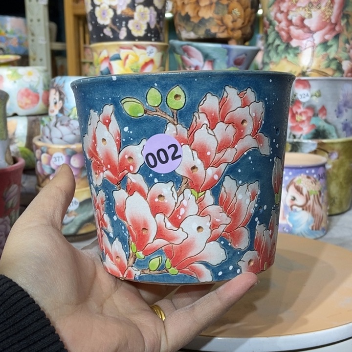 红陶景德镇艺术手绘作品