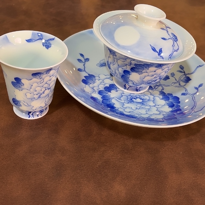 錡镇堂手工手绘三件套装