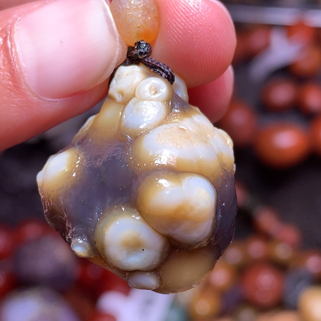 未镶嵌玛瑙/玉髓珠宝半成品