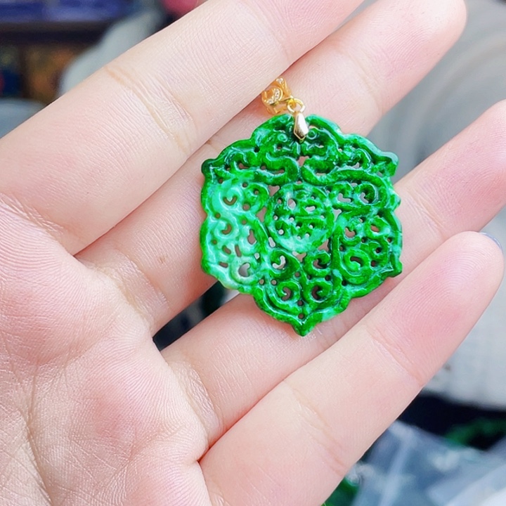 翡翠银S925镶嵌颈饰多样性