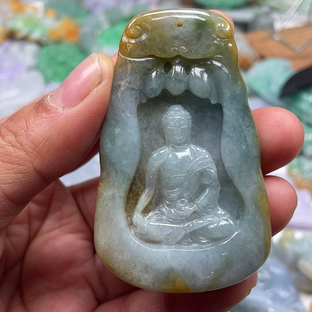 颈饰未镶嵌翡翠翡玉缘翡翠