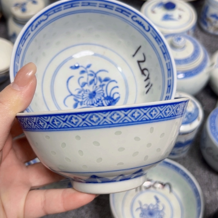 景德镇陶瓷高温瓷2个碗