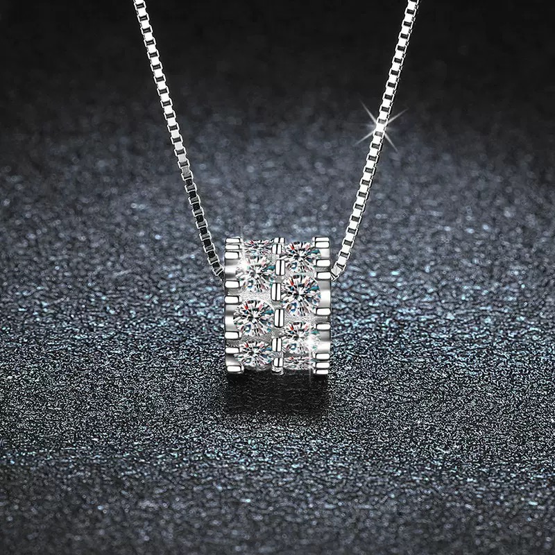 钛钢项链 【小蛮腰】万花筒锁骨链路路通项链锆石项链F2710