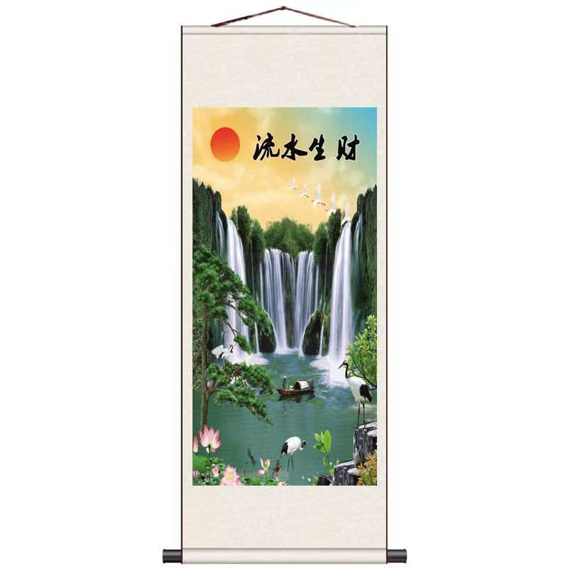 【欣】国画筒子画封藏画微喷装饰画