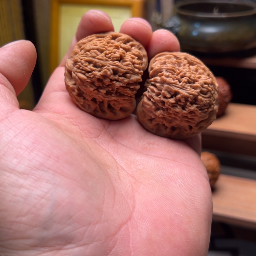 你***说文玩核桃把件南疆43.5