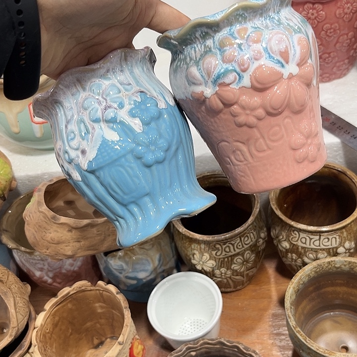 福利价陶瓷花盆全场10包邮