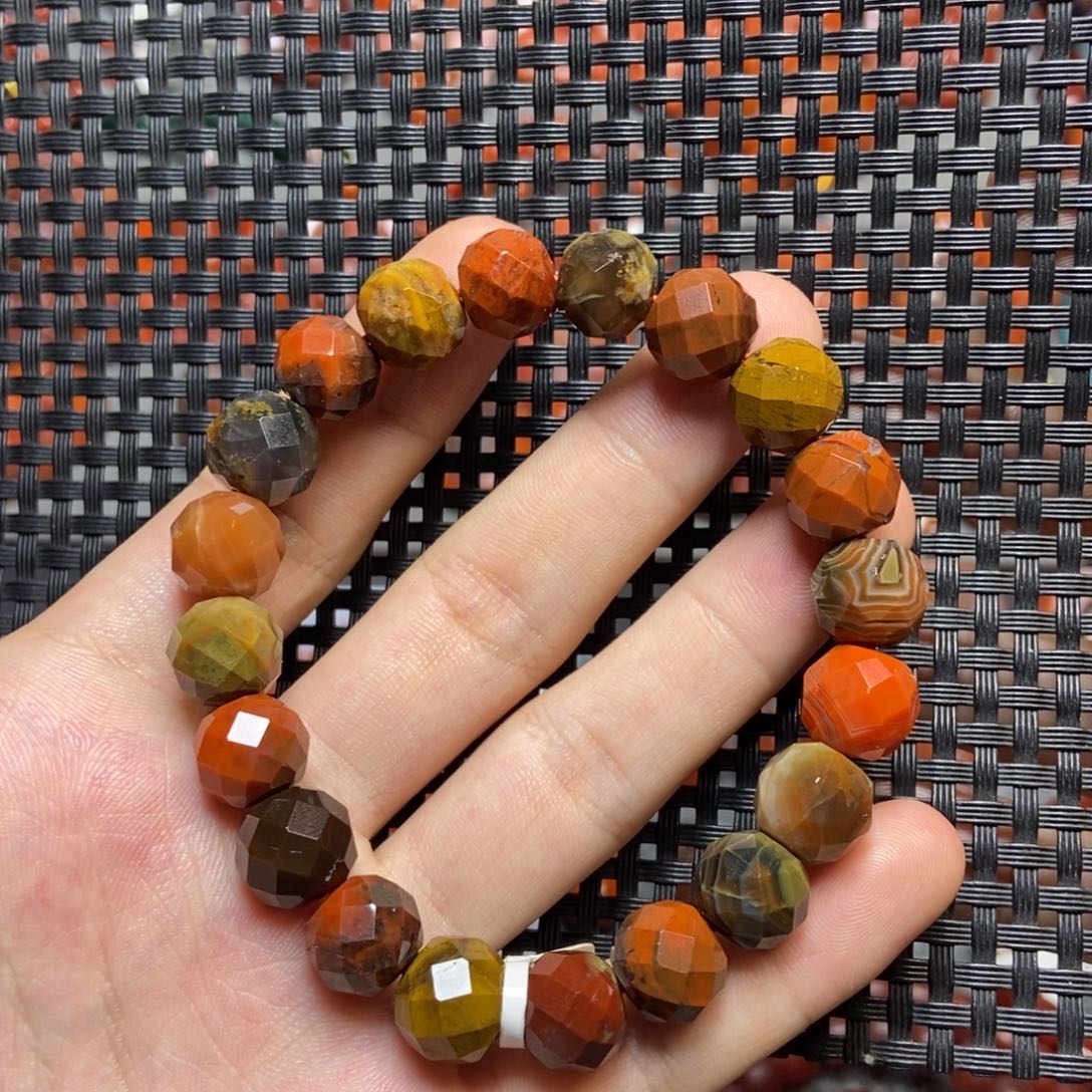 南红玛瑙未镶嵌手串11mm