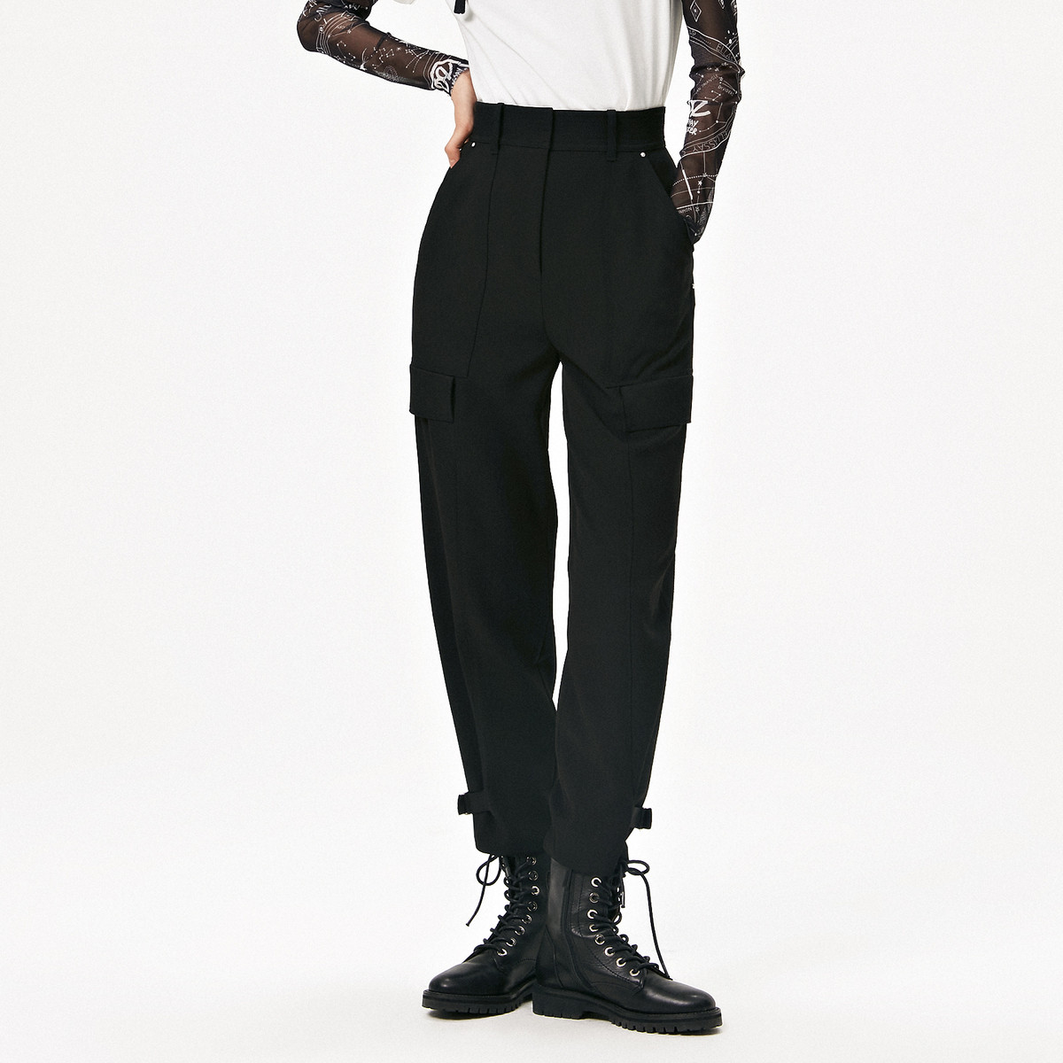 FALEMIG-歌系工装休闲裤EWW323K00300