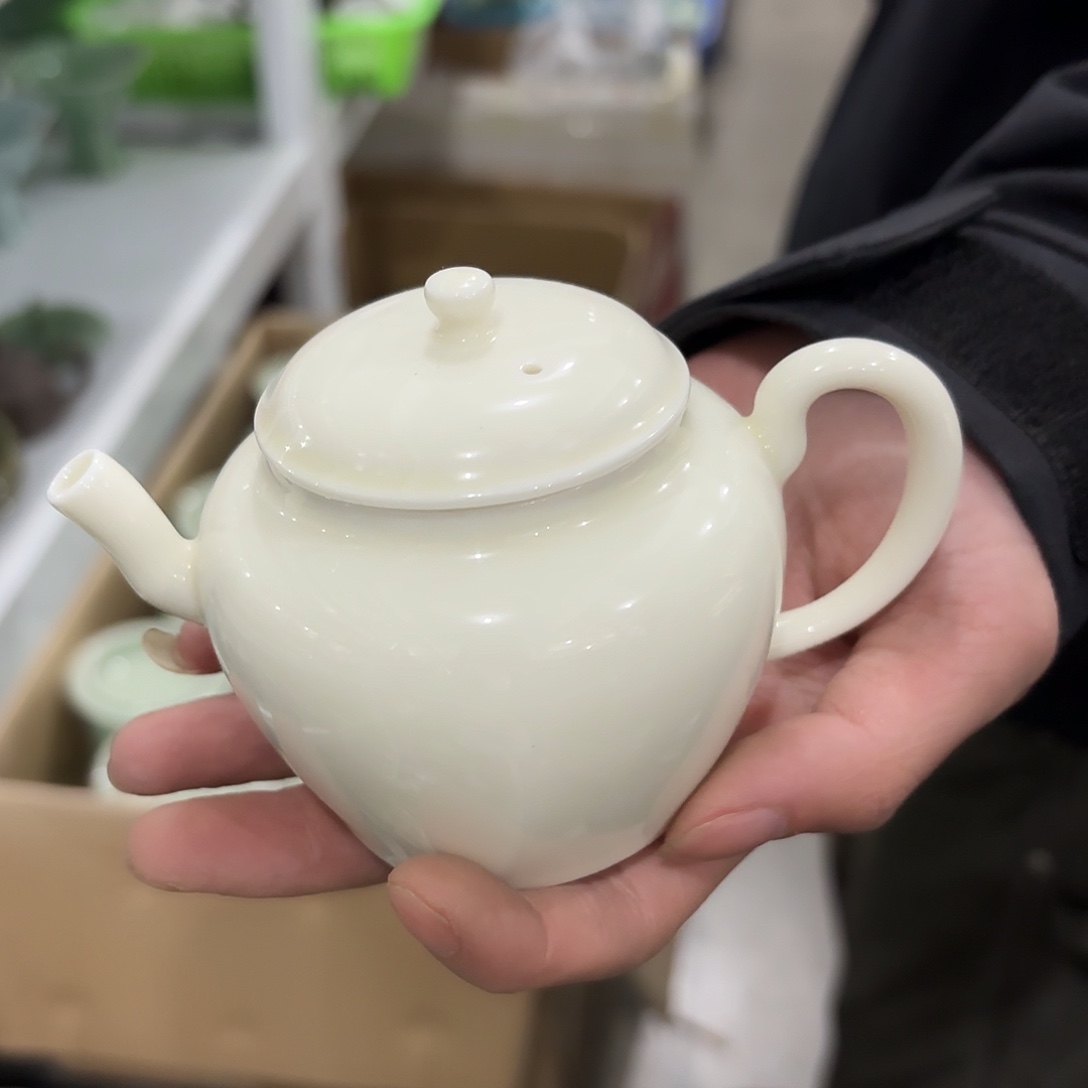 龙泉云间青瓷小米茶器
