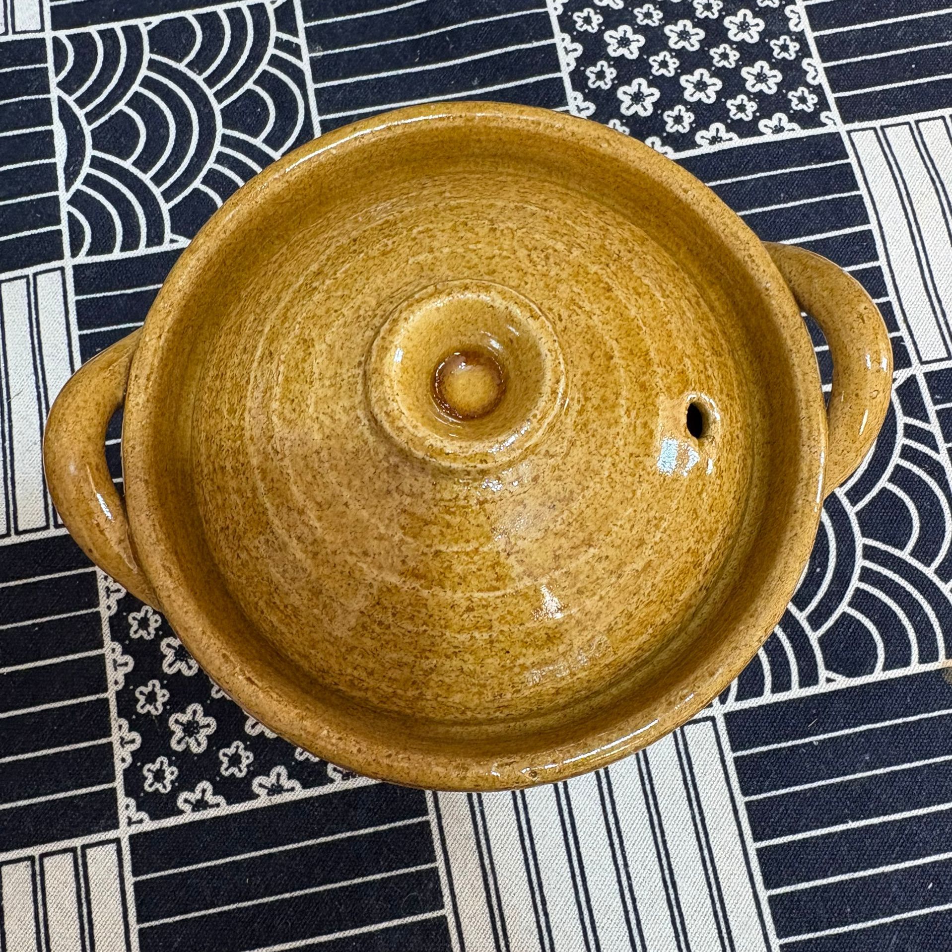 日本原装进口万古烧砂锅一人食400ml燃气灶煲汤沙锅煲仔饭陶瓷土