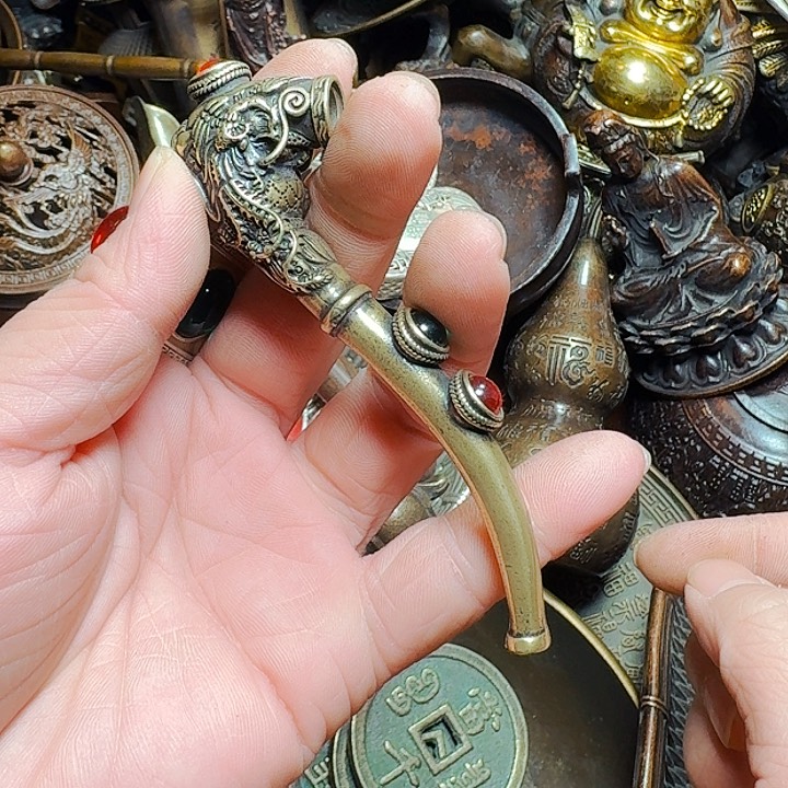铜器摆件收收藏藏