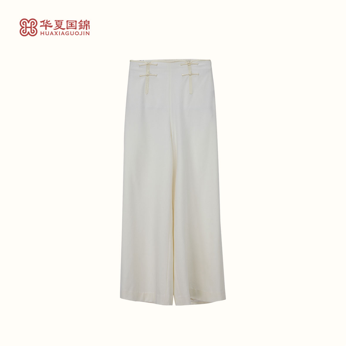 【叙事】精纺羊毛珍珠麻长裤【四川工美蜀锦】