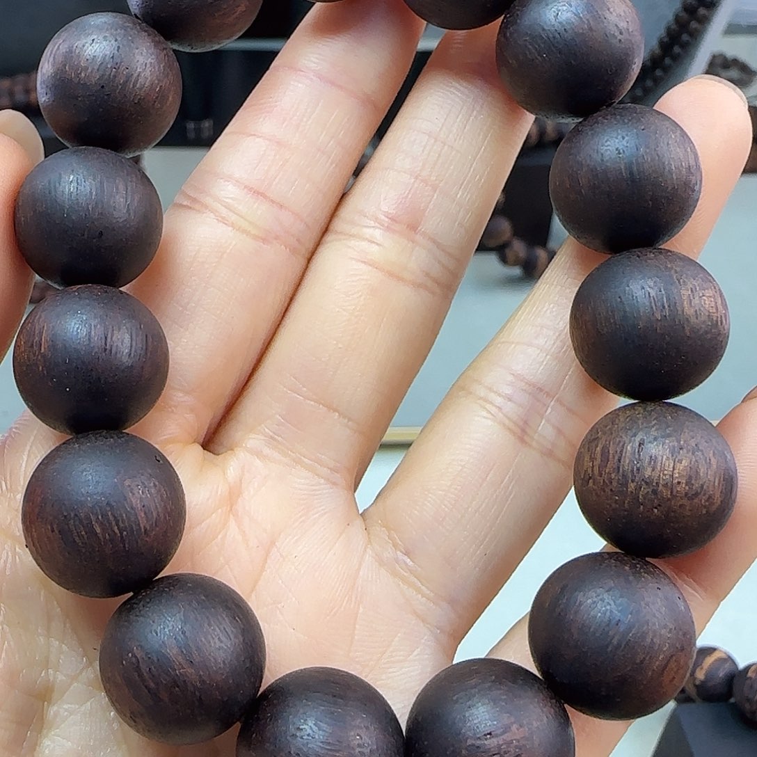 阿***叽藤类降真香1.5圆珠现货单圈