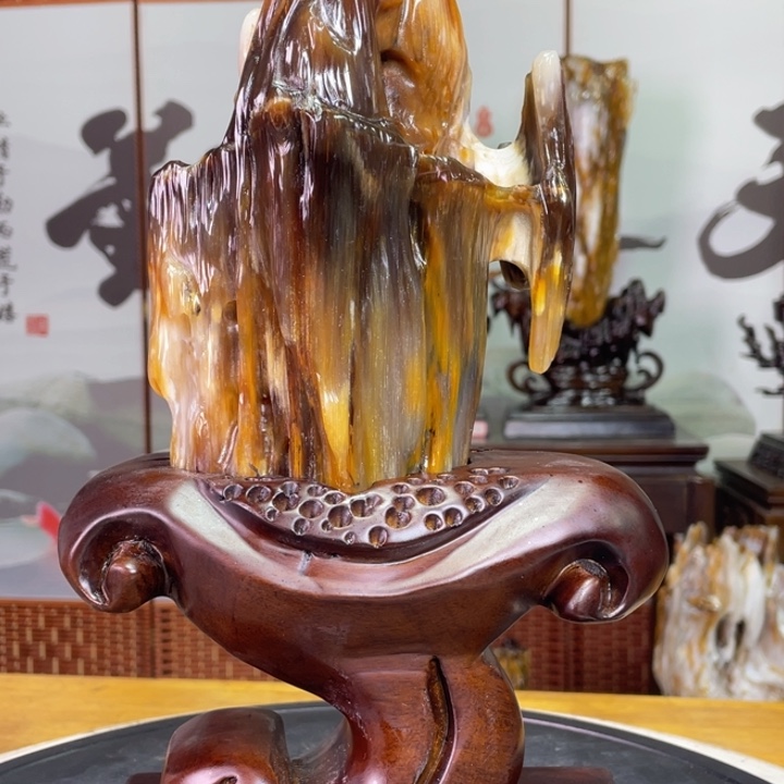 硅化玉未镶嵌珠宝奇石高33
