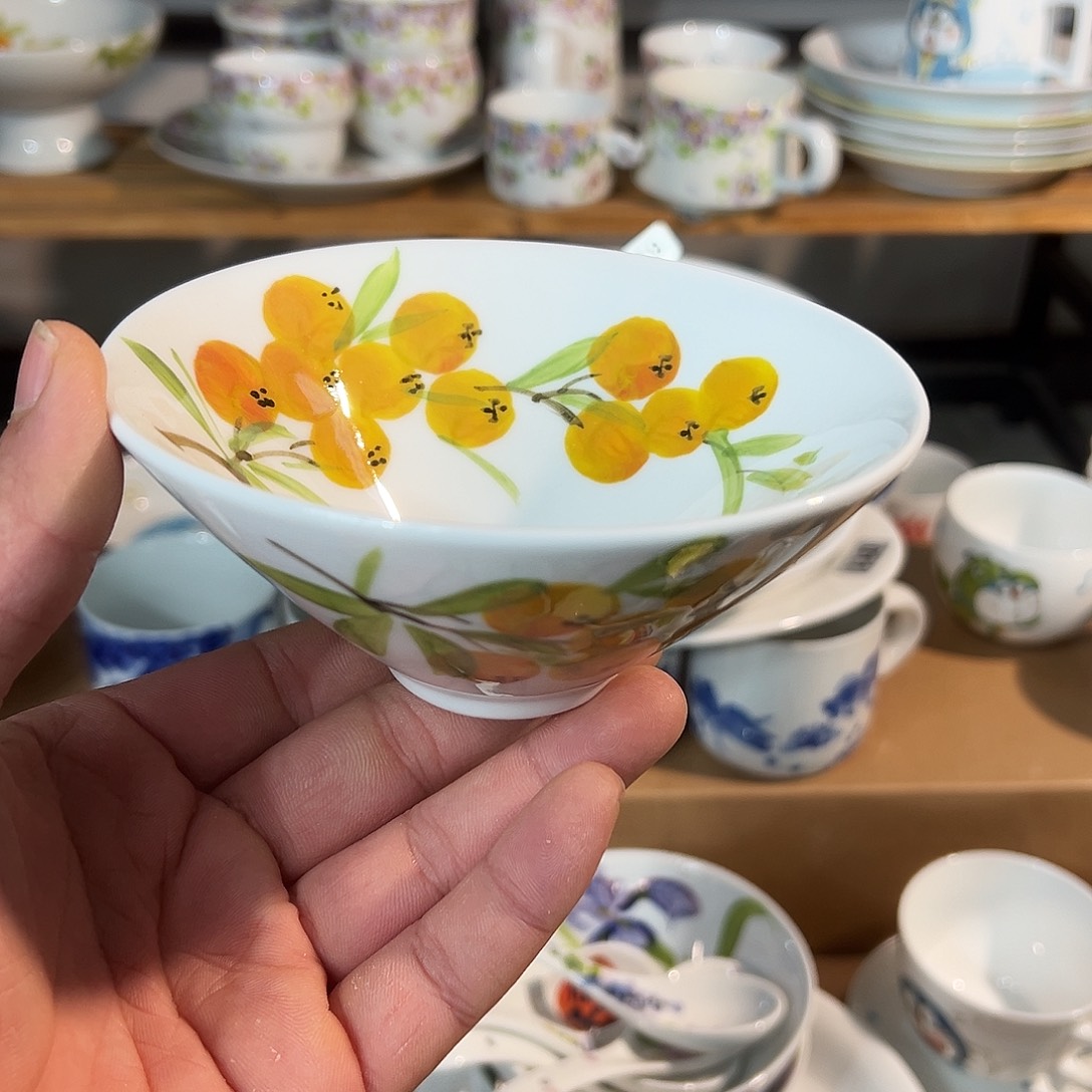 陶瓷景德镇高温釉下陶瓷5寸斗笠碗