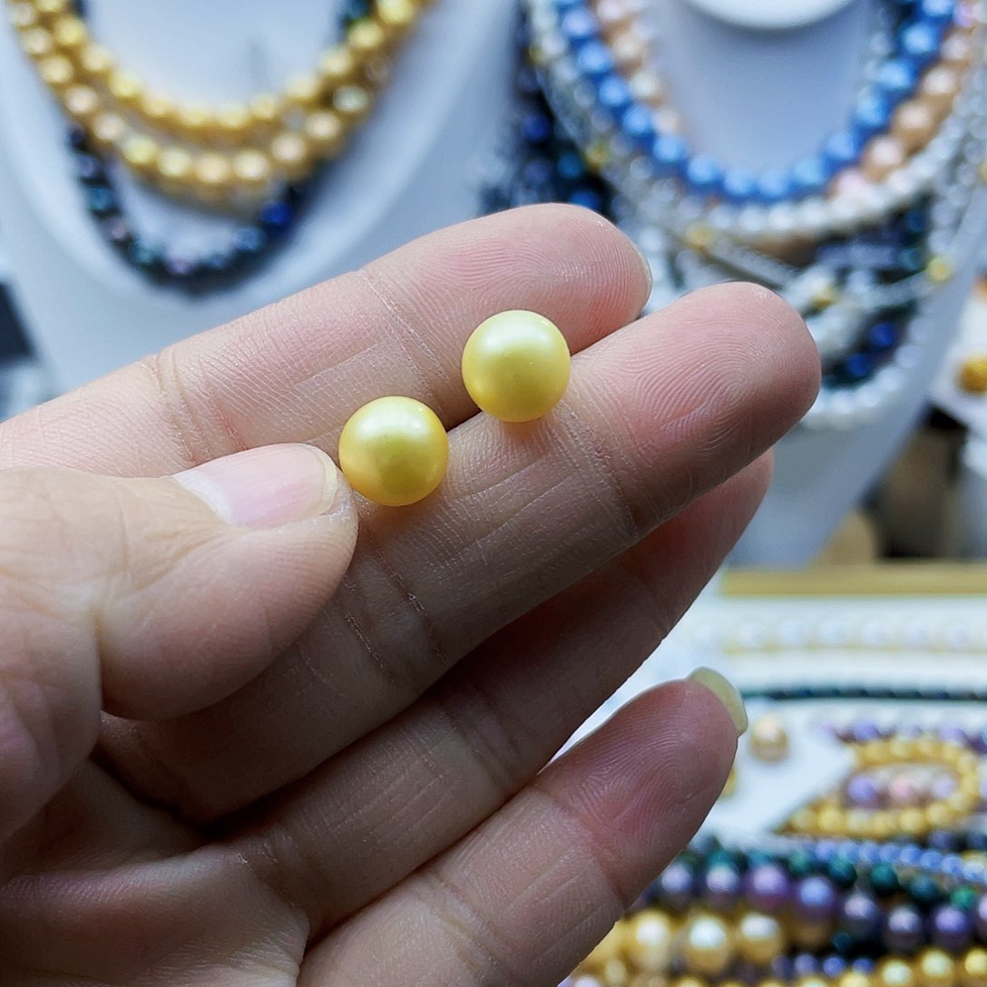 淡水珍珠吊坠14K金镶嵌