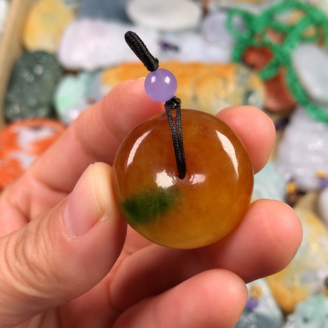 翡翠未镶嵌颈饰天然翡翠