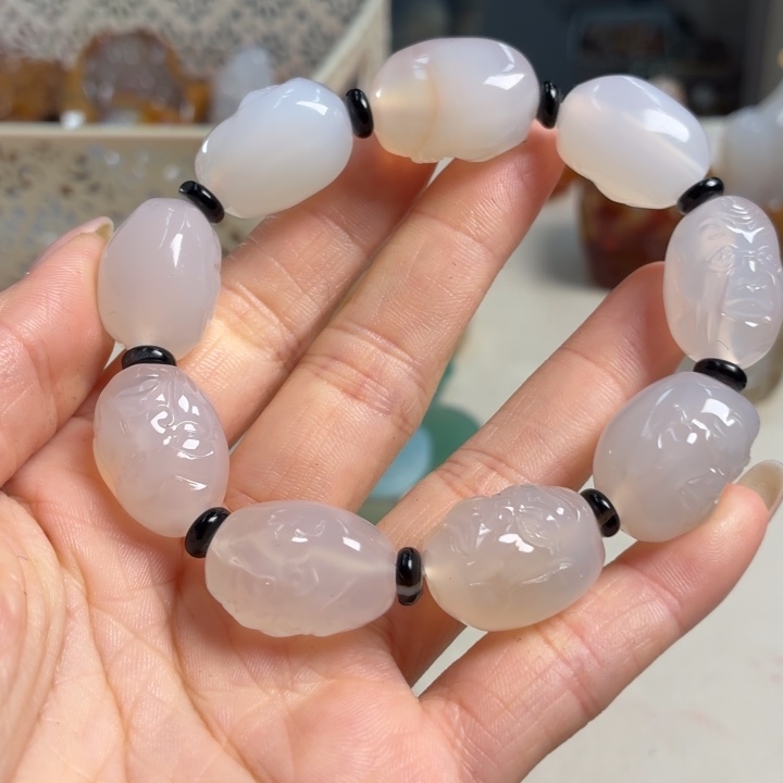 玛瑙/玉髓未镶嵌吊坠(不含链)