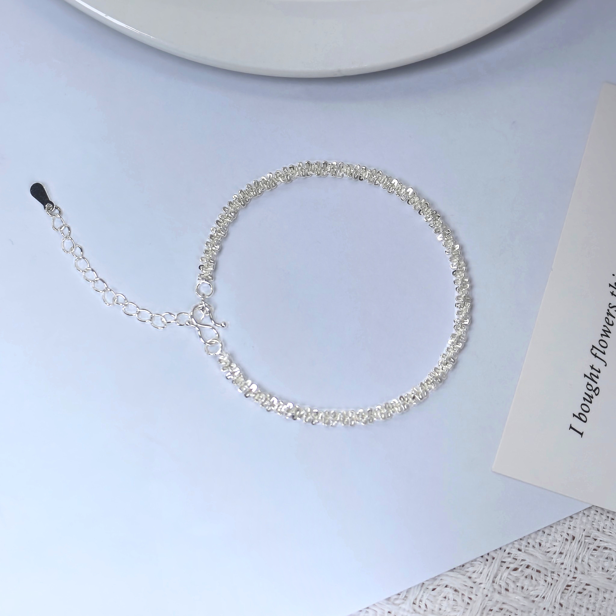 银丝雨999饰品个性精致素款甜美风冷淡风