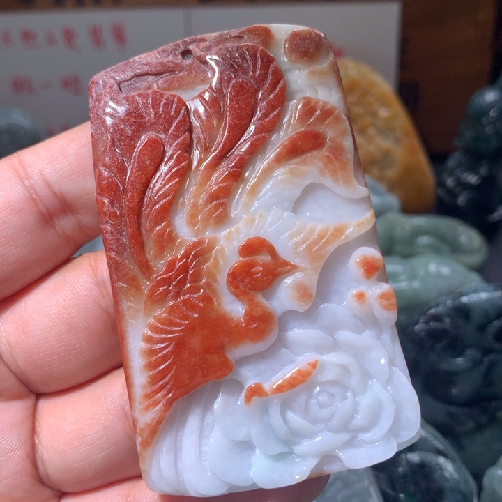 翡翠未镶嵌颈饰保真天然A货翡翠