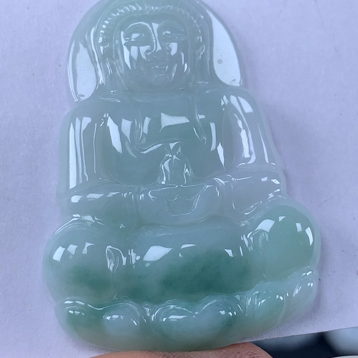 颈饰未镶嵌翡翠玉观音吊坠