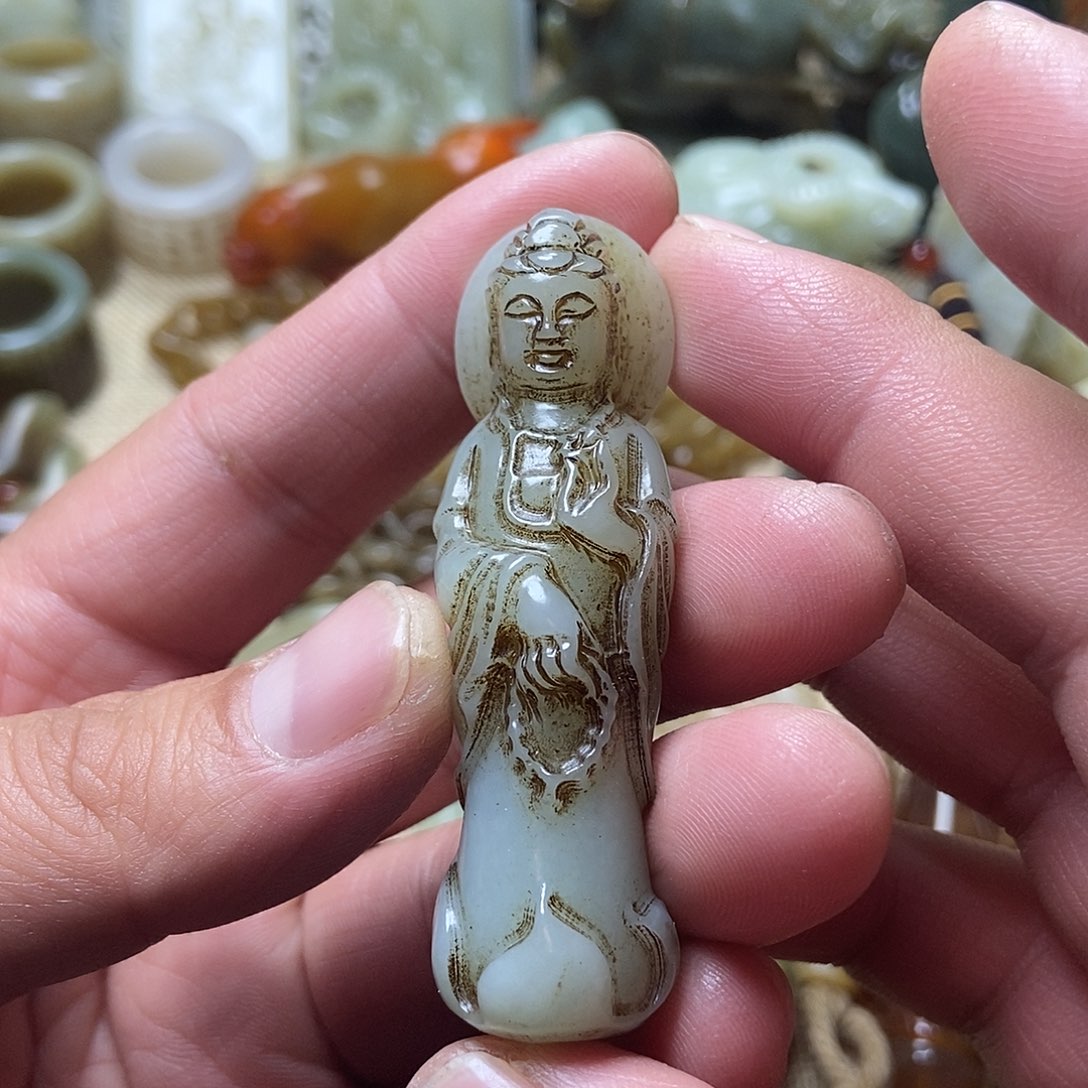 和田玉挂件未镶嵌