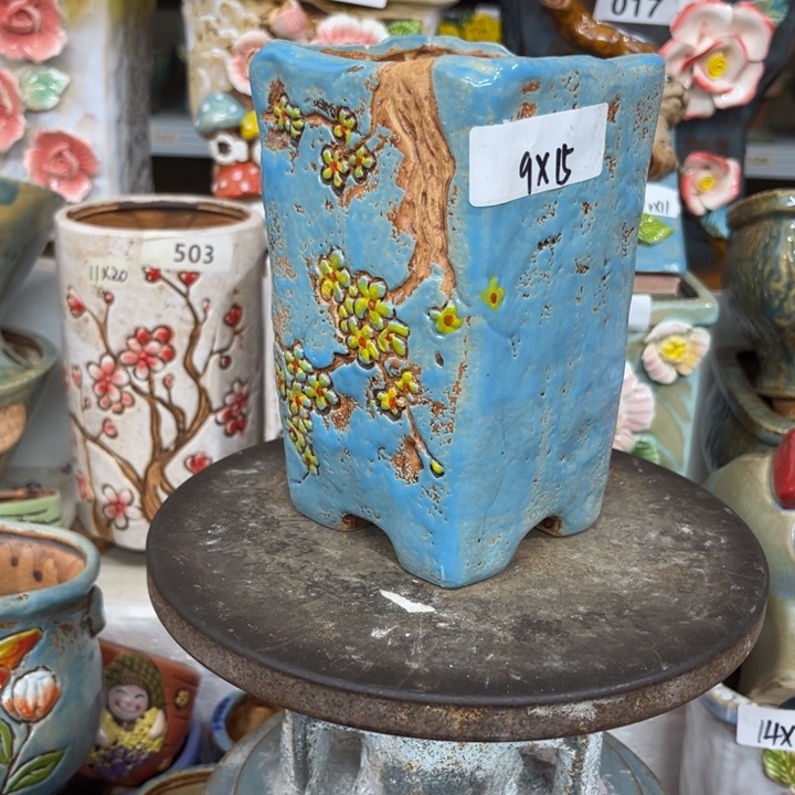 紫砂花盆粗陶材质多肉花盆