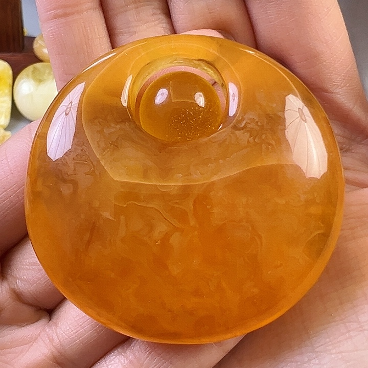 蜜蜡颈饰未镶嵌蜜蜡