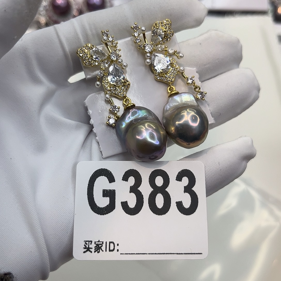耳饰合金淡水珍珠