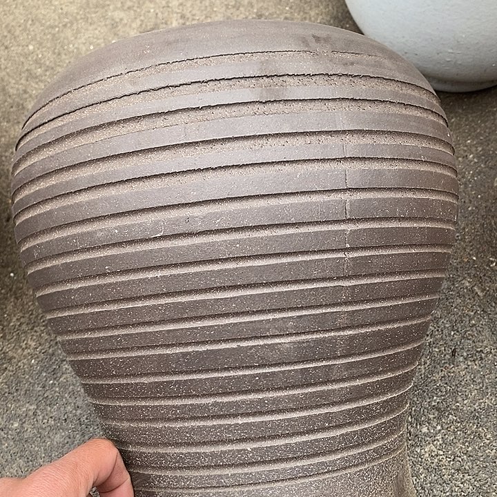 紫砂花盆高约29口约20