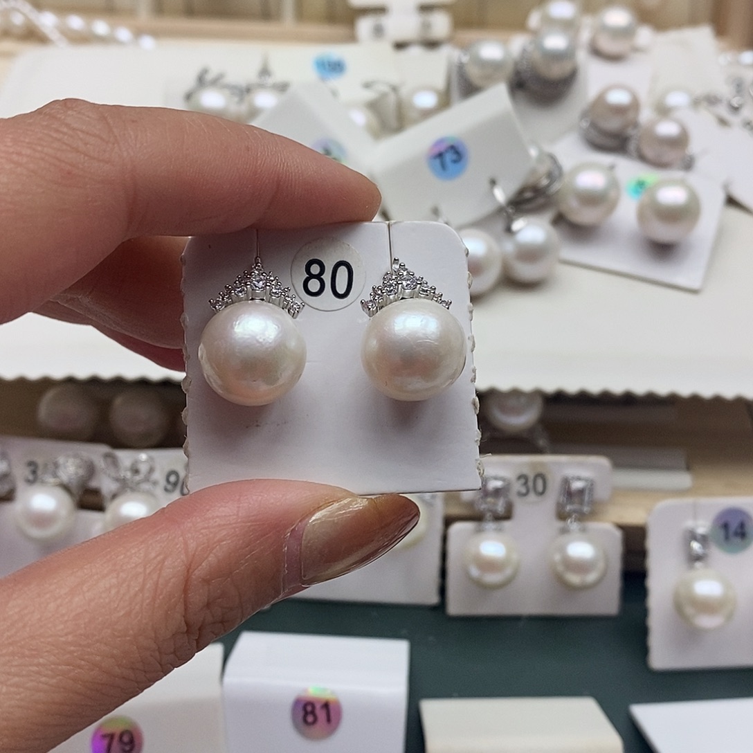 颈饰淡水珍珠银S925镶嵌