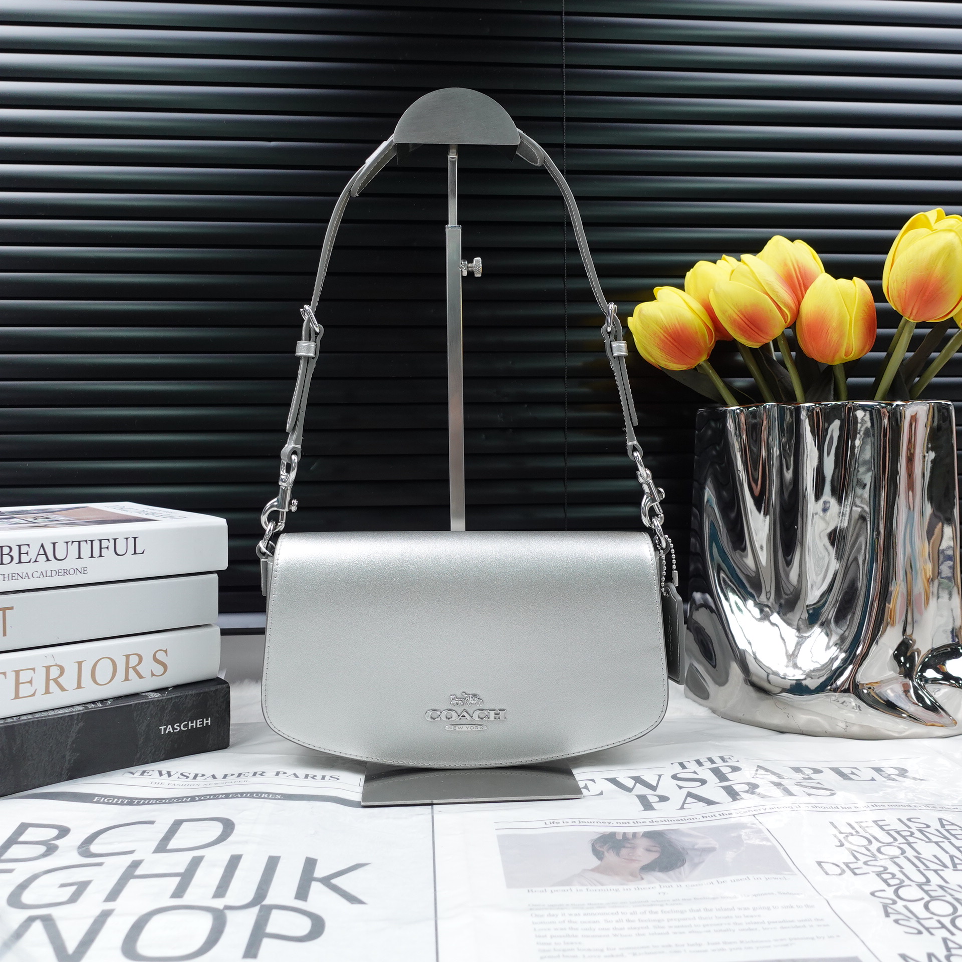 95新 COACH/蔻驰 单肩包/T10313365