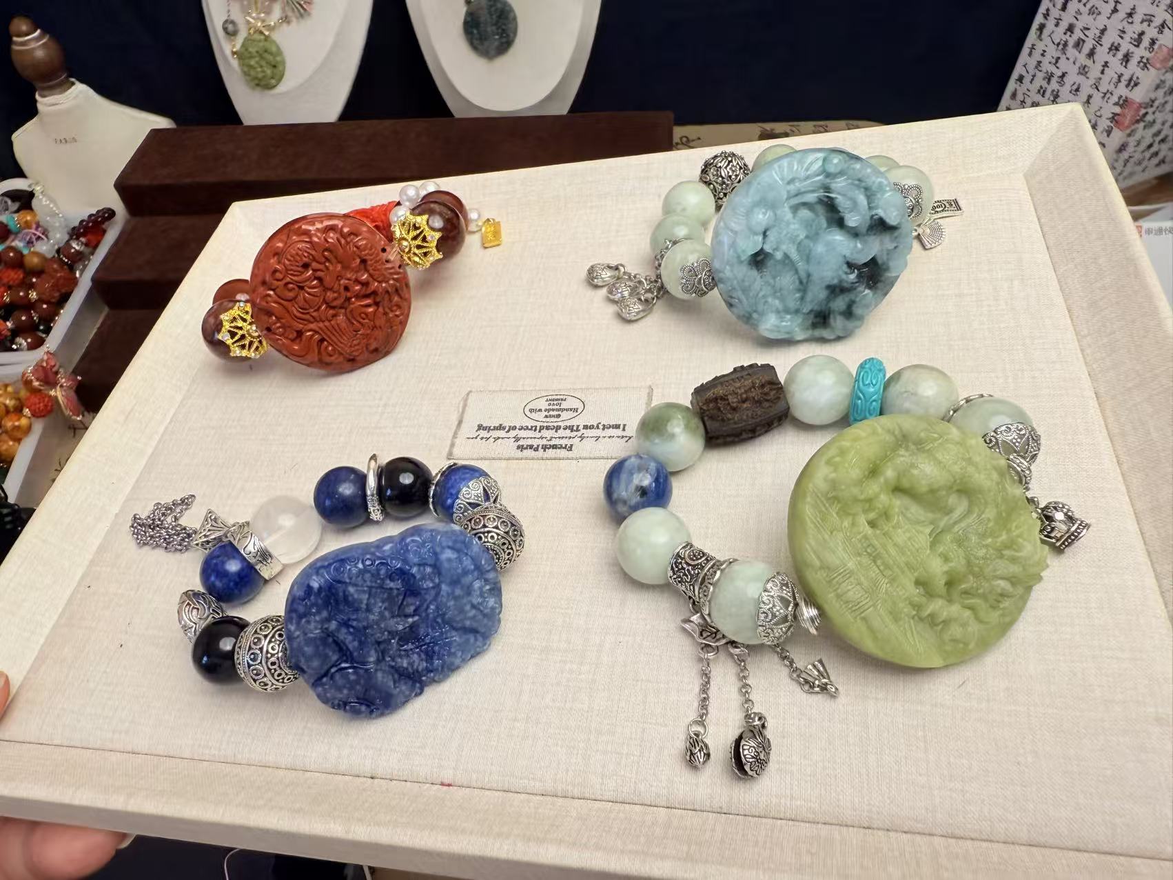 天然翡翠原创设计手链