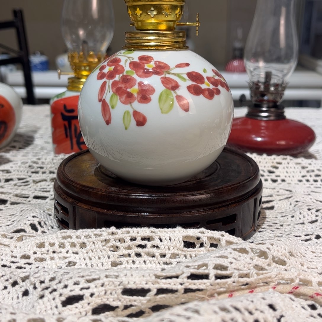 摆件景德镇陶瓷香薰灯