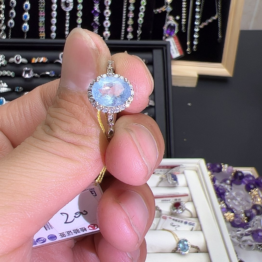 紫晶珠宝半成品银S925镶嵌