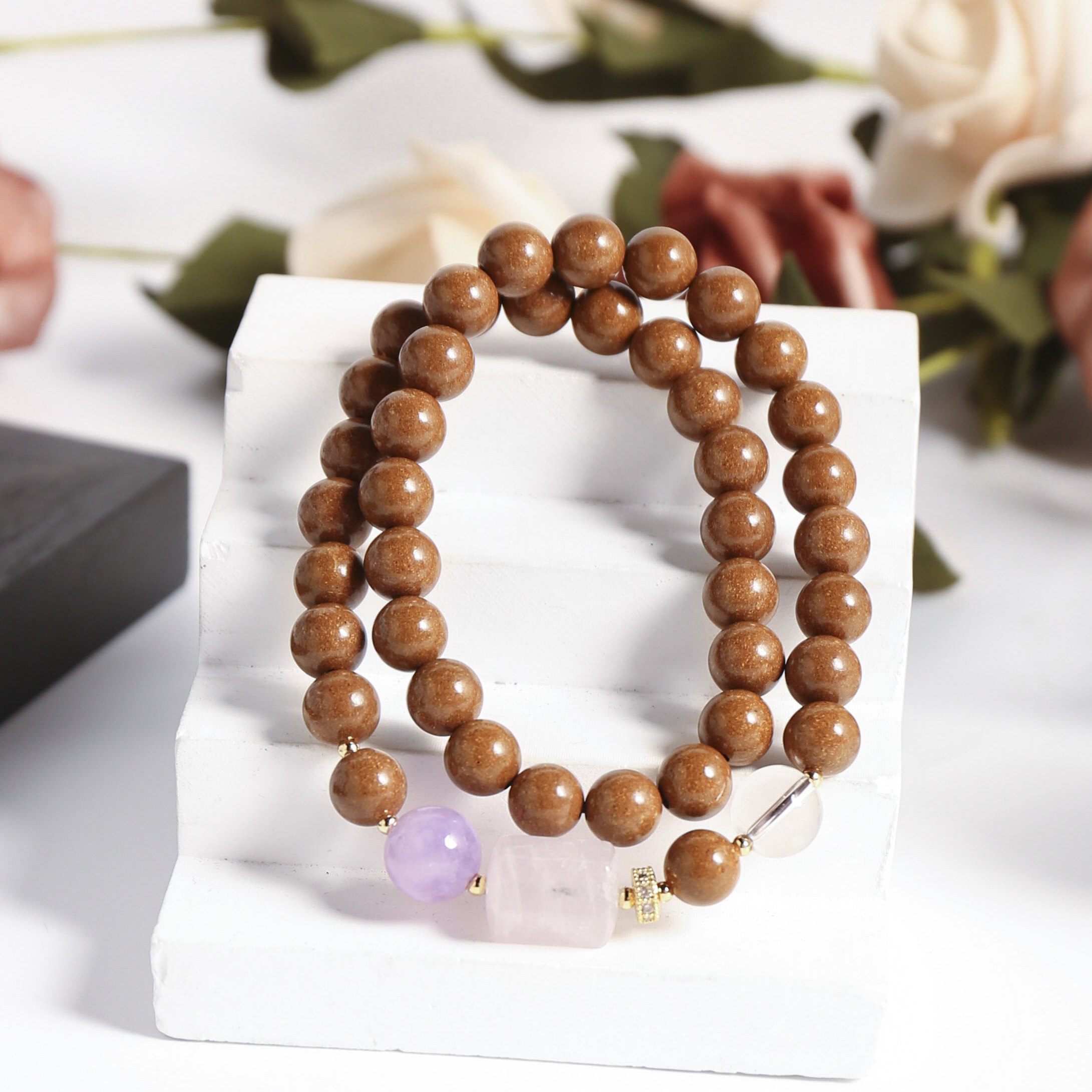 【非遗药香】药香珠 窖藏百花清目香0.8双圈 CX418